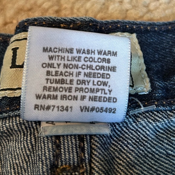 L.L. Bean High Waisted Jean Short - Picture 6 of 6
